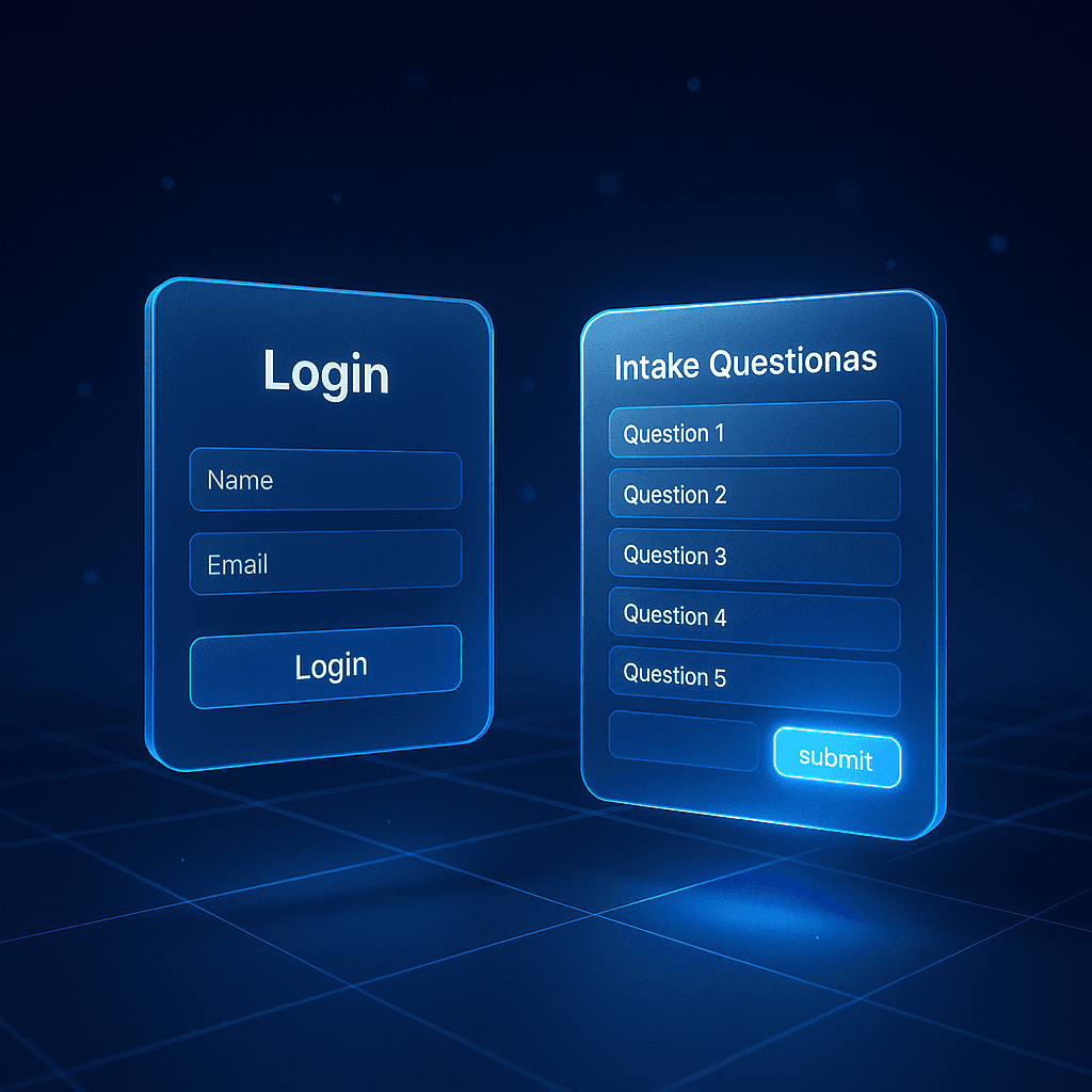 Dynamic multi-form intake platform with admin dashboard and real-time syncing.